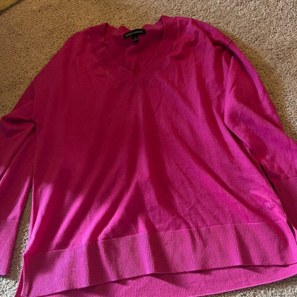 Banana Republic small pink‎ sweater